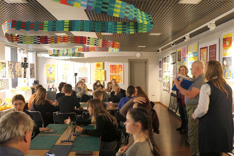 Visiting art school in Jurmala